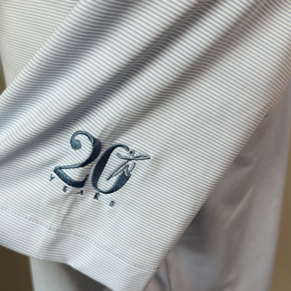 NWT Peter Millar Crown Sport Jubilee Performance Summer Comfort Polo Sz M - Picture 4 of 5